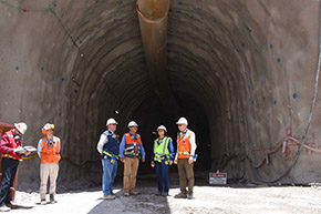 Megatúnel de Embalse Chironta en río Lluta concluirá este mes