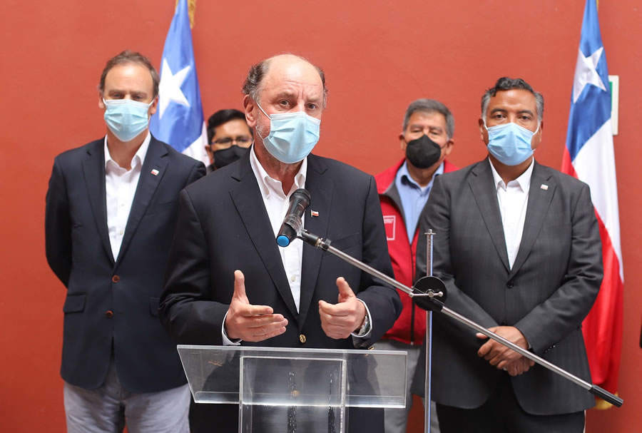 Ministro Moreno por recuperación económica en región de Arica y Parinacota: “Se han recuperado el 100 por ciento de los empleos perdidos en la construcción durante la pandemia”