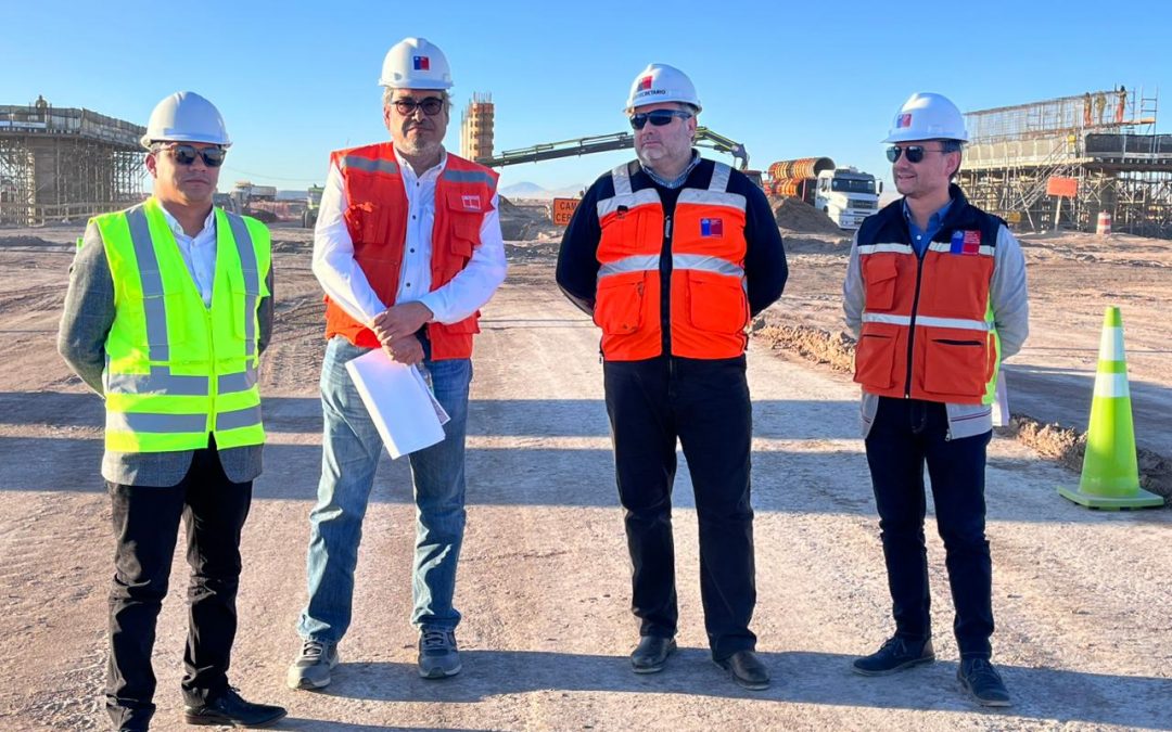 Subsecretario Herrera constata importantes avances en Circunvalación Calama y Rutas del Loa