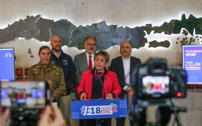 Ministra López da a conocer el Plan de Contingencia en carreteras para la salida de más de 520.000 vehículos de la RM por Fiestas Patrias
