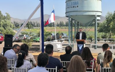 Subsecretario del MOP inauguró ampliación de Servicio Sanitario Rural que beneficiará a 10 mil personas de Bollenar y San Ramón de Mallarauco