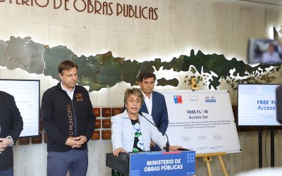 MOP suscribe acuerdo con Ruta del Maipo y Municipio de Puente Alto para instalar sistema free flow en autopista Acceso Sur en 2024