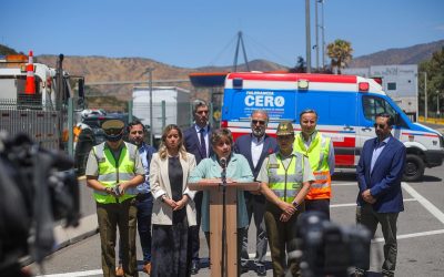 Ministra López refuerza medidas de contingencia en carreteras ante masiva salida de cerca de 465 mil vehículos por Año Nuevo