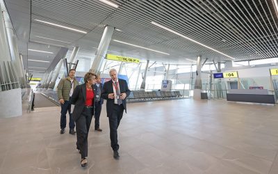 MOP, DGAC y Nuevo Pudahuel habilitan edificio de terminal internacional y anuncian nueva inversión en el Aeropuerto de Santiago