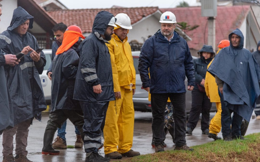 Subsecretario MOP inspecciona en la región de Coquimbo los efectos del sistema frontal