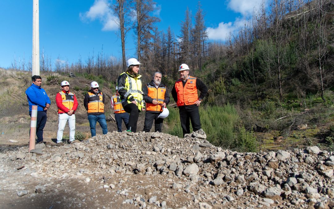 Subsecretario de Obras Públicas inspeccionó trabajos en Santa Juana y anunció soluciones para la Ruta de la Madera