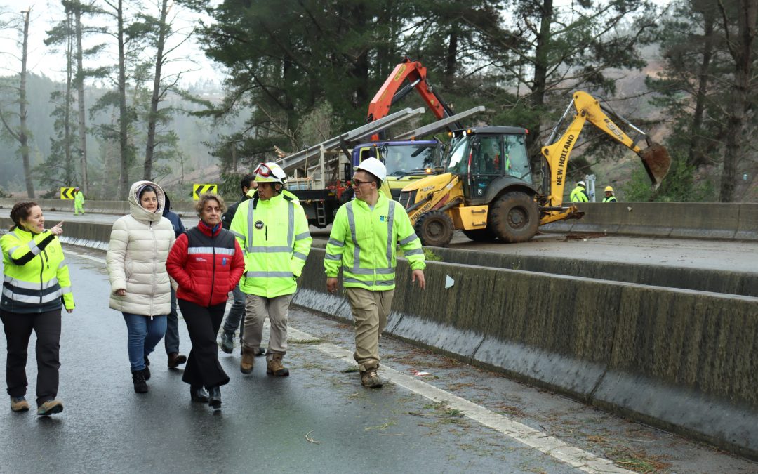 Sistema frontal: MOP reporta 100 afectaciones a infraestructura pública a nivel nacional