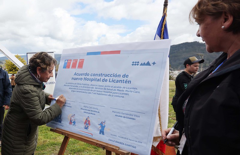 MOP y MINSAL acuerdan construcción del nuevo Hospital de Licantén