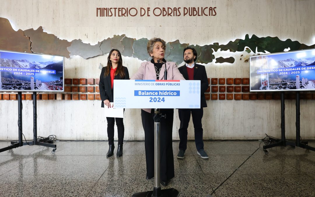 Balance hídrico: MOP informa que lluvias de otoño e invierno permitieron aliviar estrechez hídrica, pero continúa sequía que se extiende ya por 15 años