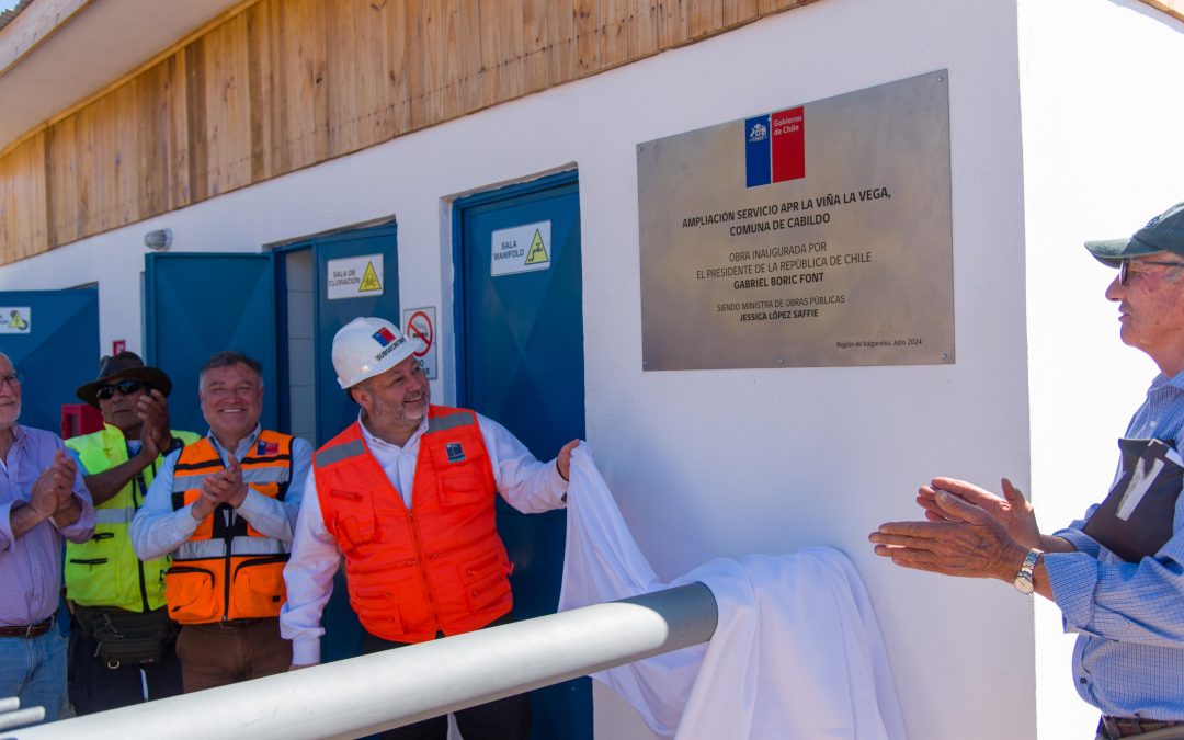 Subsecretario MOP inauguró la ampliación y conservación de Sistema Sanitario Rural en Cabildo que beneficia a más de 3.900 habitantes de la zona