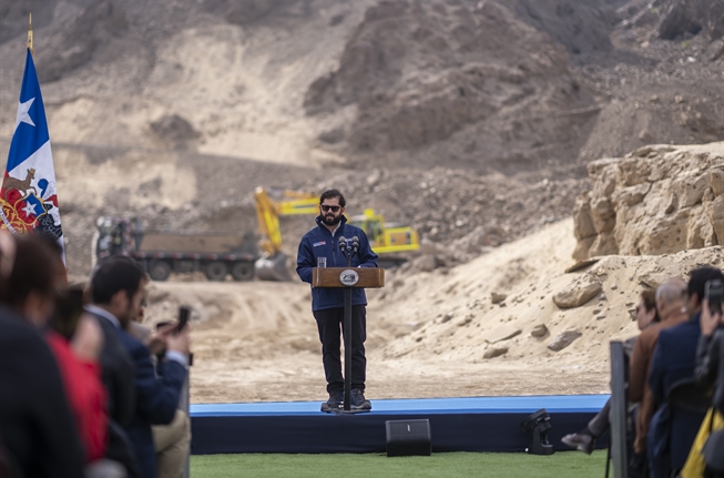 Presidente Boric da inicio a obras de control aluvional en Antofagasta: “Estamos construyendo un país más resiliente y mejor preparado para enfrentar la crisis climática”