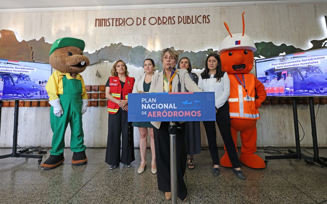 Gobierno lanza Plan Nacional de Aeródromos para el combate de incendios forestales por 260 millones de dólares