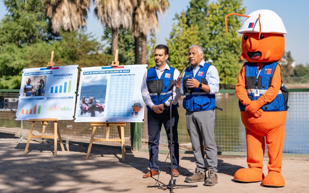 Más de 100 lagos, lagunas y ríos serán monitoreados por el MOP para asegurar la calidad de agua