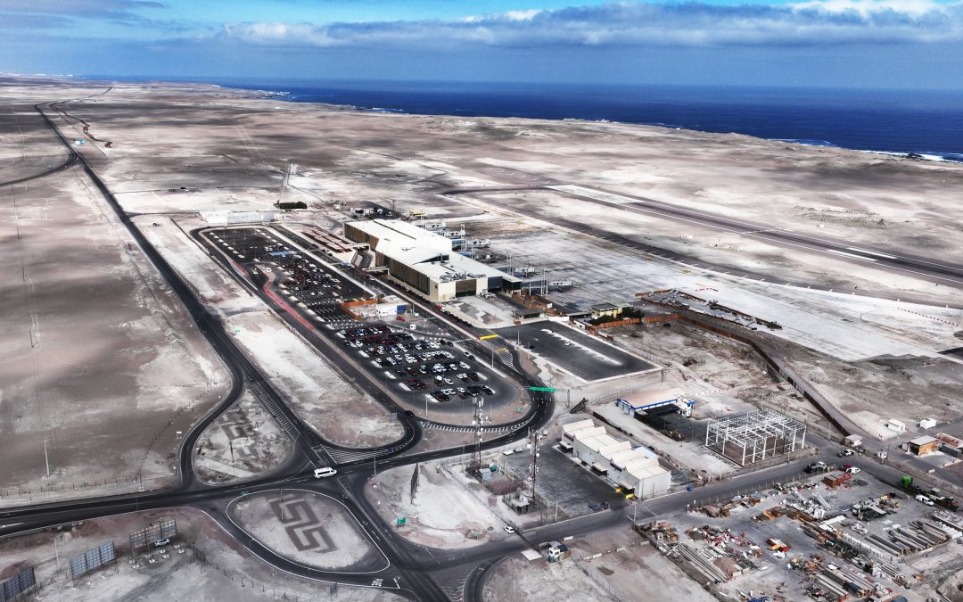 Ministra López inaugura las obras de ampliación del Aeropuerto Diego Aracena de Iquique