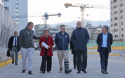 Autoridades anuncian apertura de todas las pistas comprometidas en el proyecto Nudo Baquedano