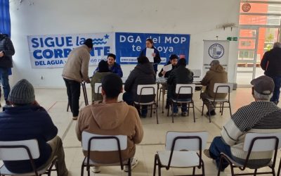 DGA del MOP en terreno para apoyar trámites de regularización, inscripción y registro de derechos de aprovechamiento de aguas