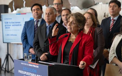Gobierno destaca inédita ejecución presupuestaria en inversión del MOP durante el primer semestre