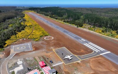 Ministra MOP inspecciona aeródromo Los Pehuenches y muelle en Tirúa de la provincia de Arauco en Biobío