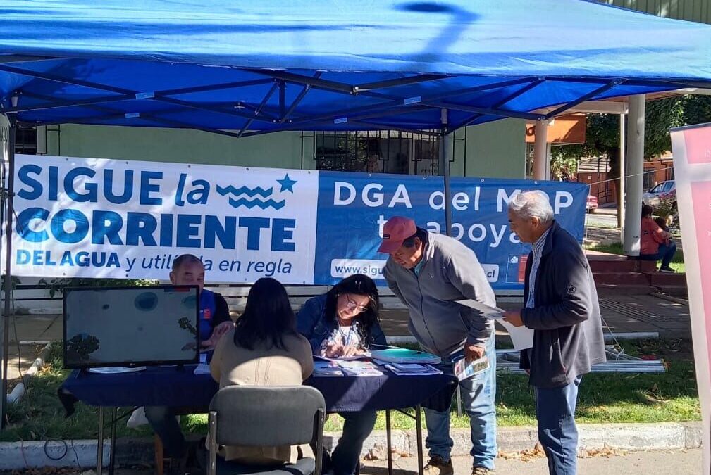 DGA mantiene jornadas de acompañamiento en terreno para inscripción y registro de derechos de aprovechamiento de aguas