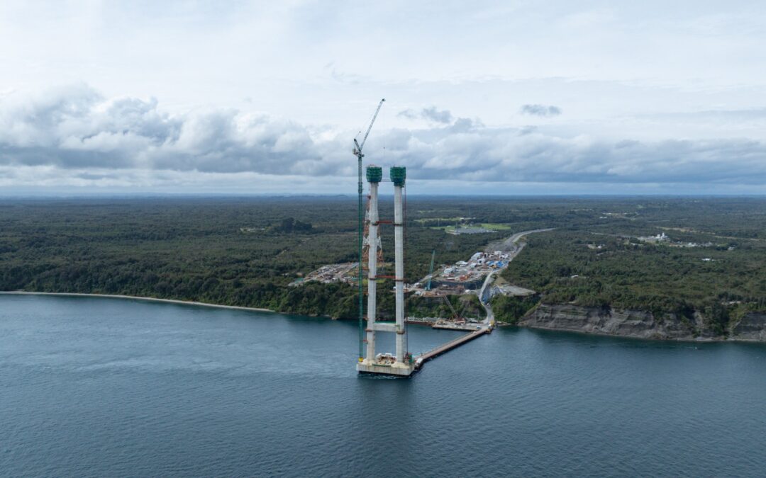 Obras del Puente Chacao alcanzan el 58% y subsecretario MOP destaca avance sostenido dentro de los plazos del cronograma