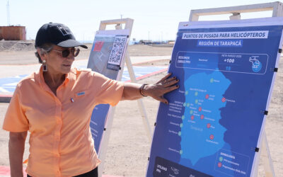 Ministra MOP inaugura Punto de Posada de Helicópteros Chanavayita y concreta 15 plataformas de emergencia para la Región de Tarapacá