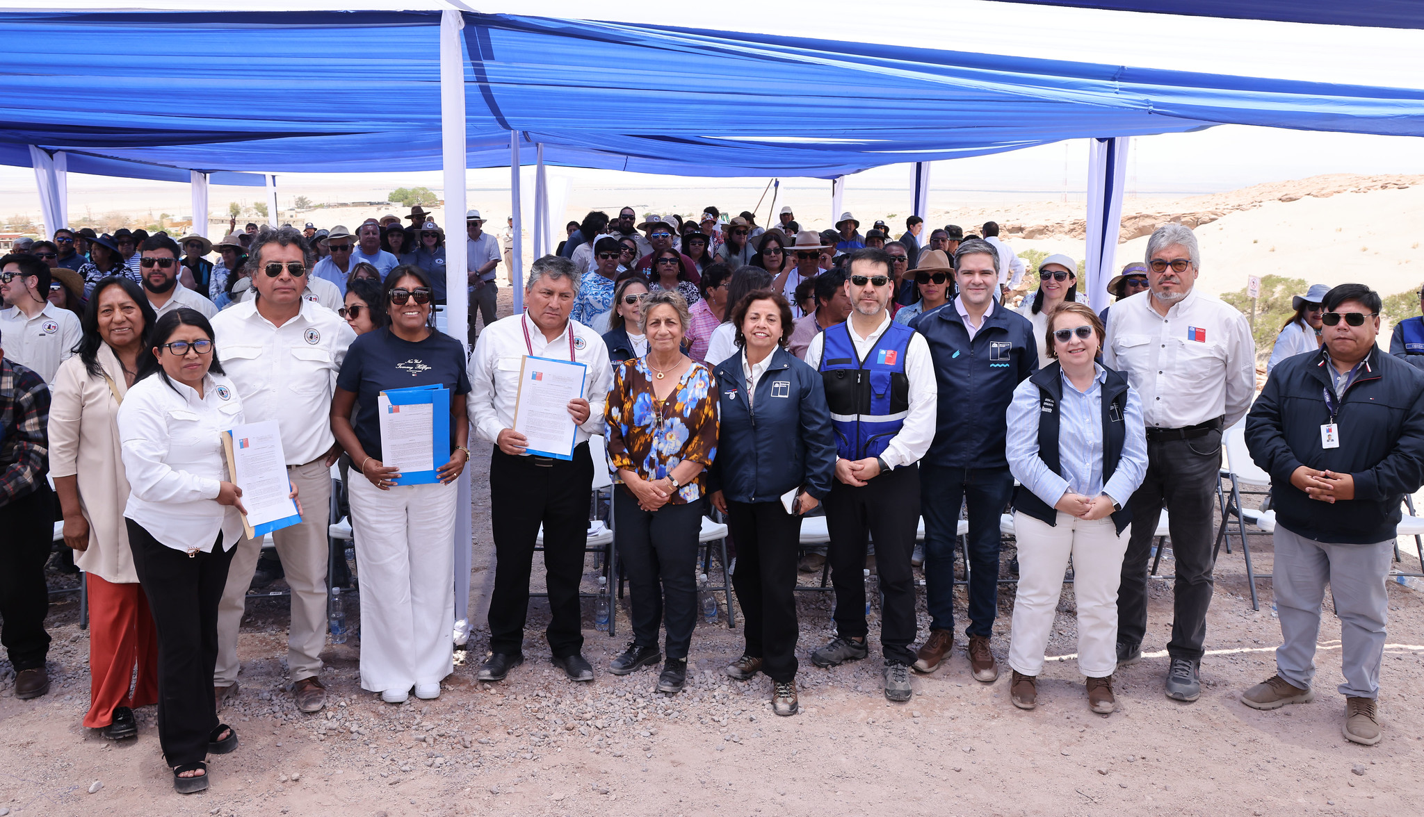 Entrega de DAAs a Comunidad Atacameña de Toconao