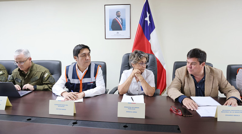 Ministra MOP, enlace del Gobierno en La Araucanía, anuncia acciones y restricciones en la región