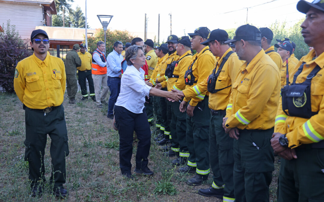 Ministra de Obras Públicas recibió a más de sesenta brigadistas mexicanos que apoyarán emergencia en La Araucanía