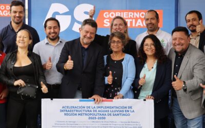 MOP, Gobierno de Santiago y SERVIU firman convenio por más de $17.500 millones para acelerar obras de aguas lluvias en 10 comunas de la RM