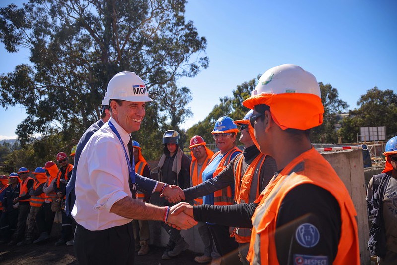 Ministro Arrau: “Vamos a redoblar el compromiso para construir infraestructura para la seguridad”