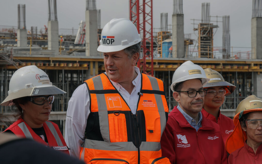 Subsecretario de Obras Públicas revisa avances de los futuros hospitales de La Serena y Coquimbo