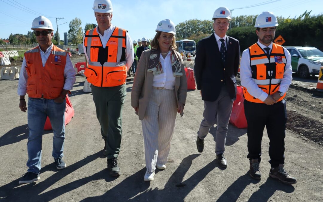 SUBSECRETARIO DE OBRAS PÚBLICAS INSPECCIONÓ OBRAS DE MEJORAMIENTO DE LA NUEVA RUTA NAHUELBUTA