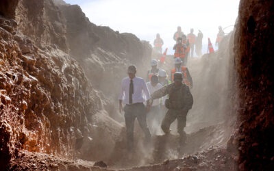 Ministro Arrau supervisa construcción de nueva infraestructura para la seguridad y la soberanía nacional en la frontera con Bolivia