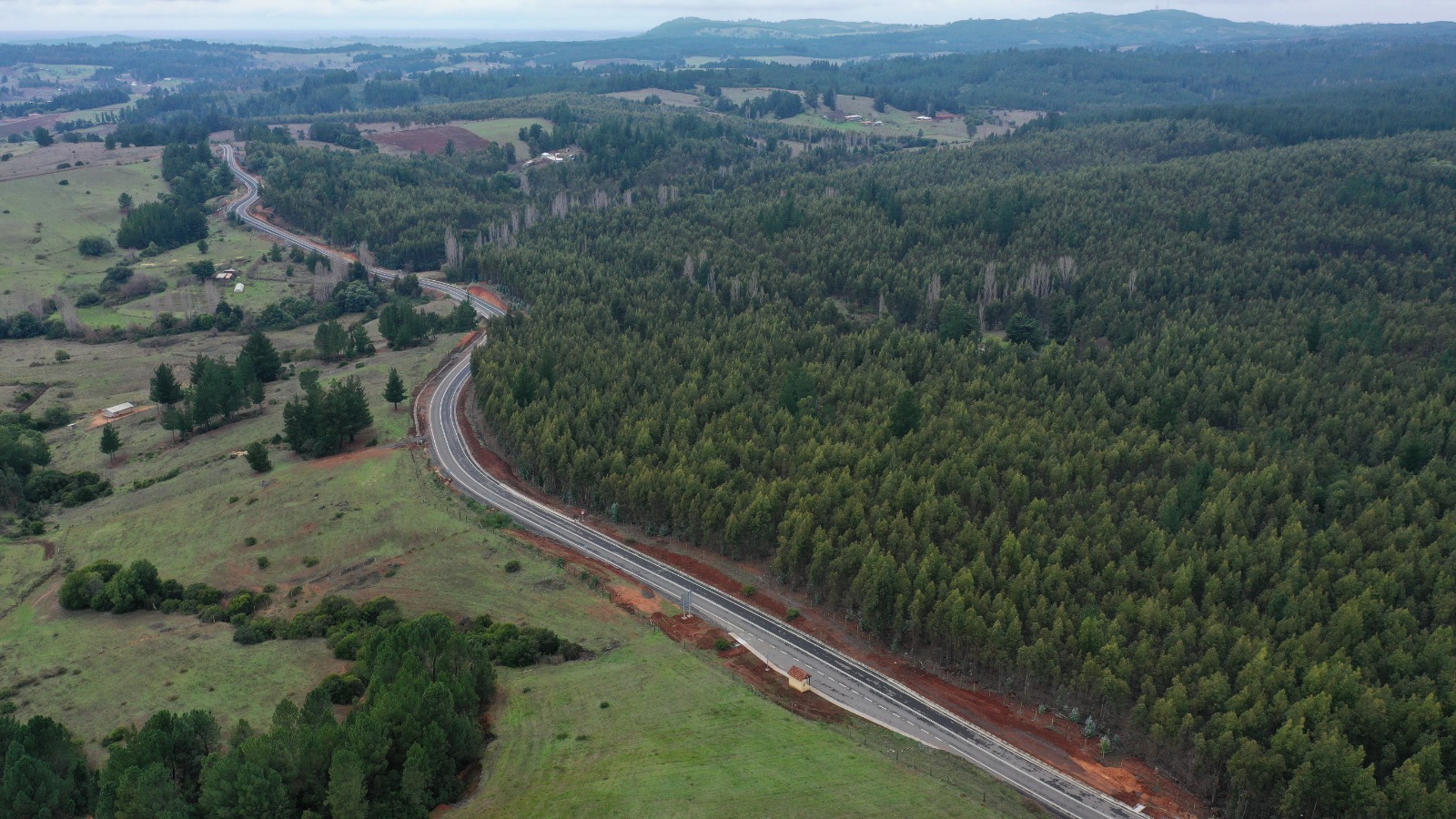 PAVIMENTACIÓN EN LA RUTA YUMBEL-RERE MARCA UN HITO PARA LA PROVINCIA DE BIOBÍO