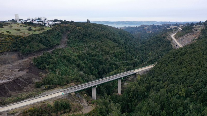 Biministro Louis de Grange realizó apertura del bypass Castro-Chonchi y destacó nueva alternativa de conectividad para Chiloé