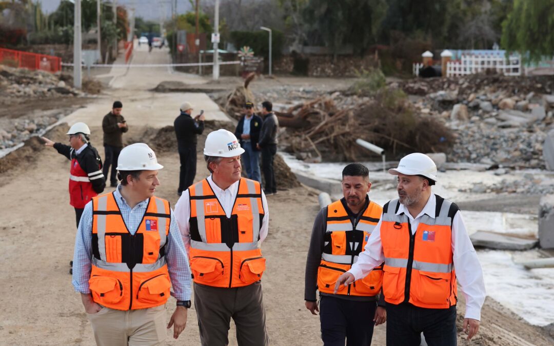 Subsecretario Balmaceda visita obras de emergencia en Ovalle y Punitaqui tras sistema frontal