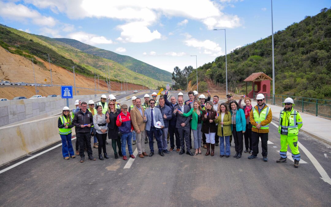 Gobierno inaugura nueva ruta concesionada Nogales – Puchuncaví que mejorará conectividad costera en la región de Valparaíso