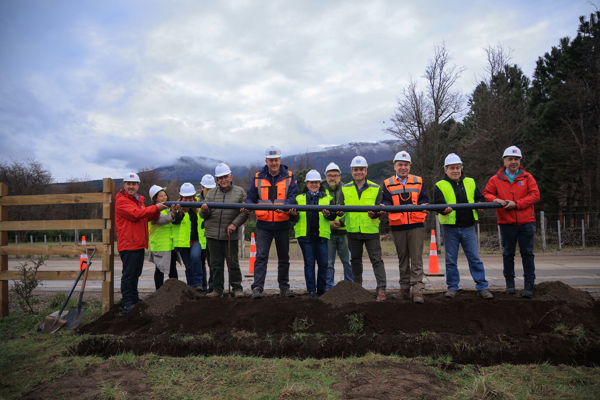 MOP comienza construcción de sistema de agua potable rural para 303 familias de Coyhaique