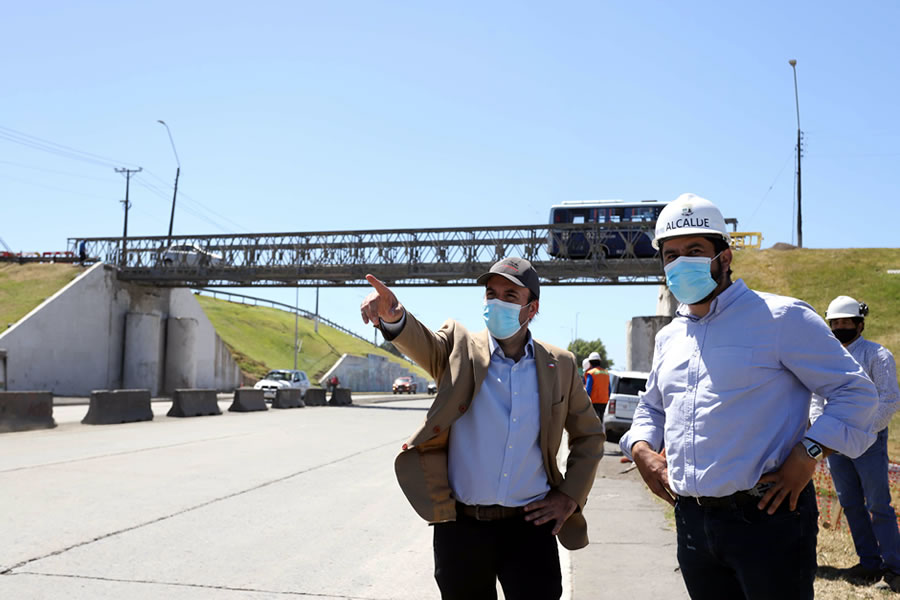 MOP restablece en tiempo récord tránsito vehicular a través de puente mecano en sector del Puente Perales en Talcahuano