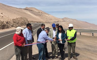 MOP inaugura Nueva Cuesta de La Pera en Ruta a Bolivia