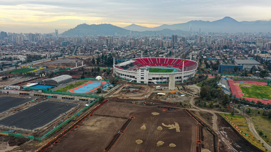 Ministro Moreno tras visitar obras en el Estadio Nacional: “Es un empujón adicional en la tarea de recuperar el empleo para todos los chilenos”