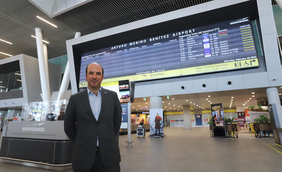 Subsecretario Leturia supervisa inicio de la operación del nuevo terminal internacional del aeropuerto AMB de Santiago