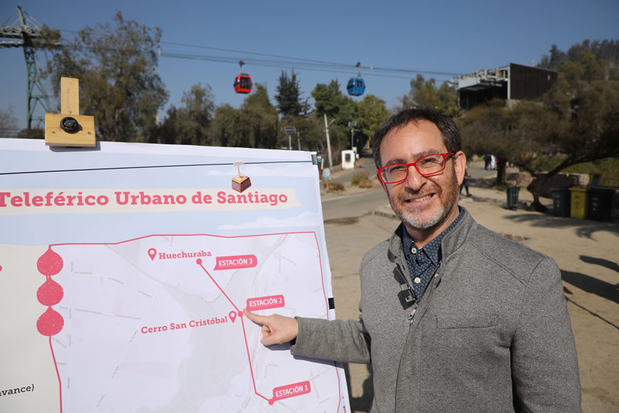 Ministro García da a conocer detalles de reactivación del Teleférico de Santiago