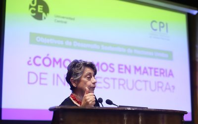 Ministra Jessica López expuso sobre los desafíos del MOP en seminario del Consejo de Políticas de Infraestructura y la Universidad Central