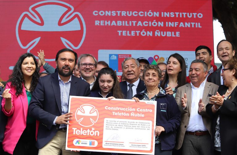 Ministra del MOP anuncia llamado a licitación del nuevo centro de rehabilitación infantil Teletón en la comuna de Chillán