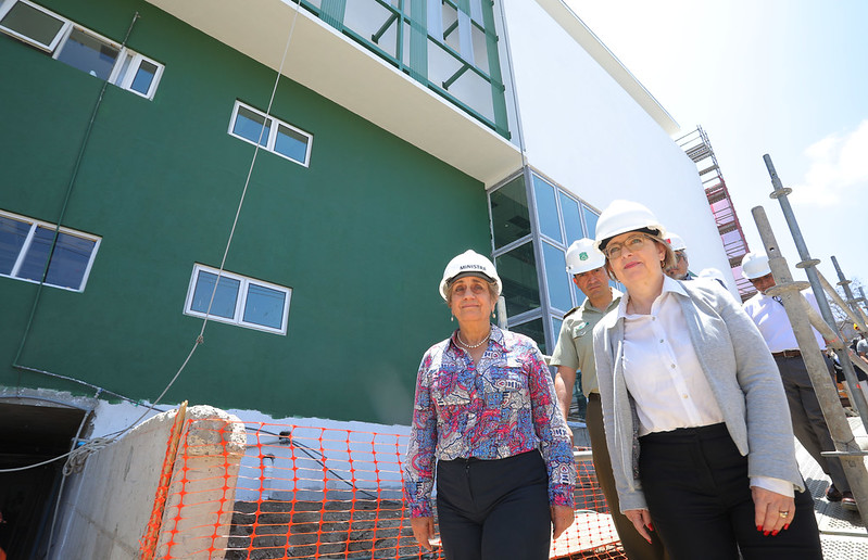 Ministra López da a conocer 90% de avance en construcción de nueva Comisaría de Carabineros de Antofagasta que beneficiará a 140 mil personas