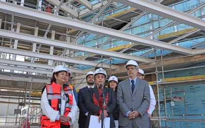 Un 45% de avance tiene construcción de nuevo edificio central del Servicio Médico Legal en Santiago